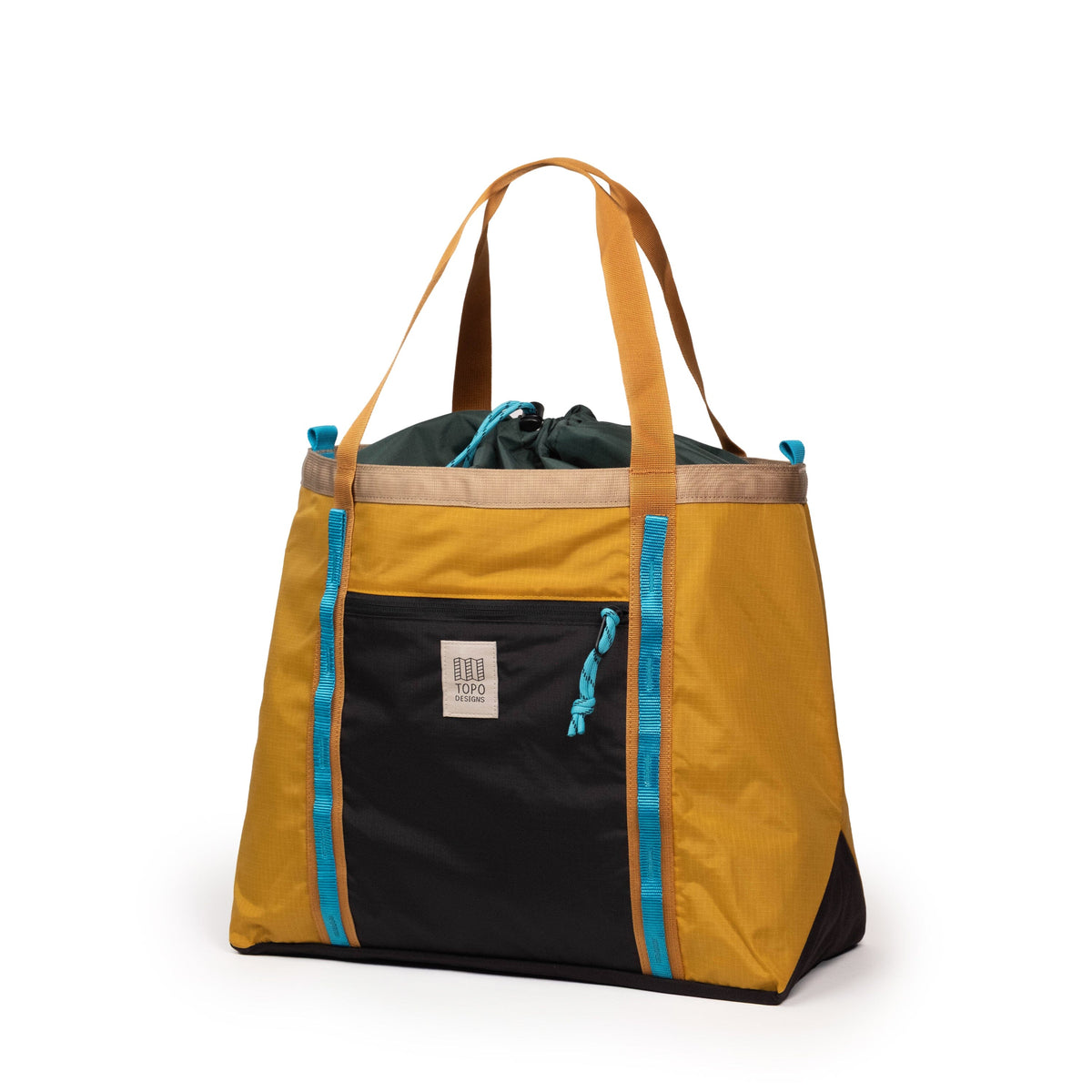 Topo Designs Mountain Utility Tote Mustard/Forest bags Topo Designs