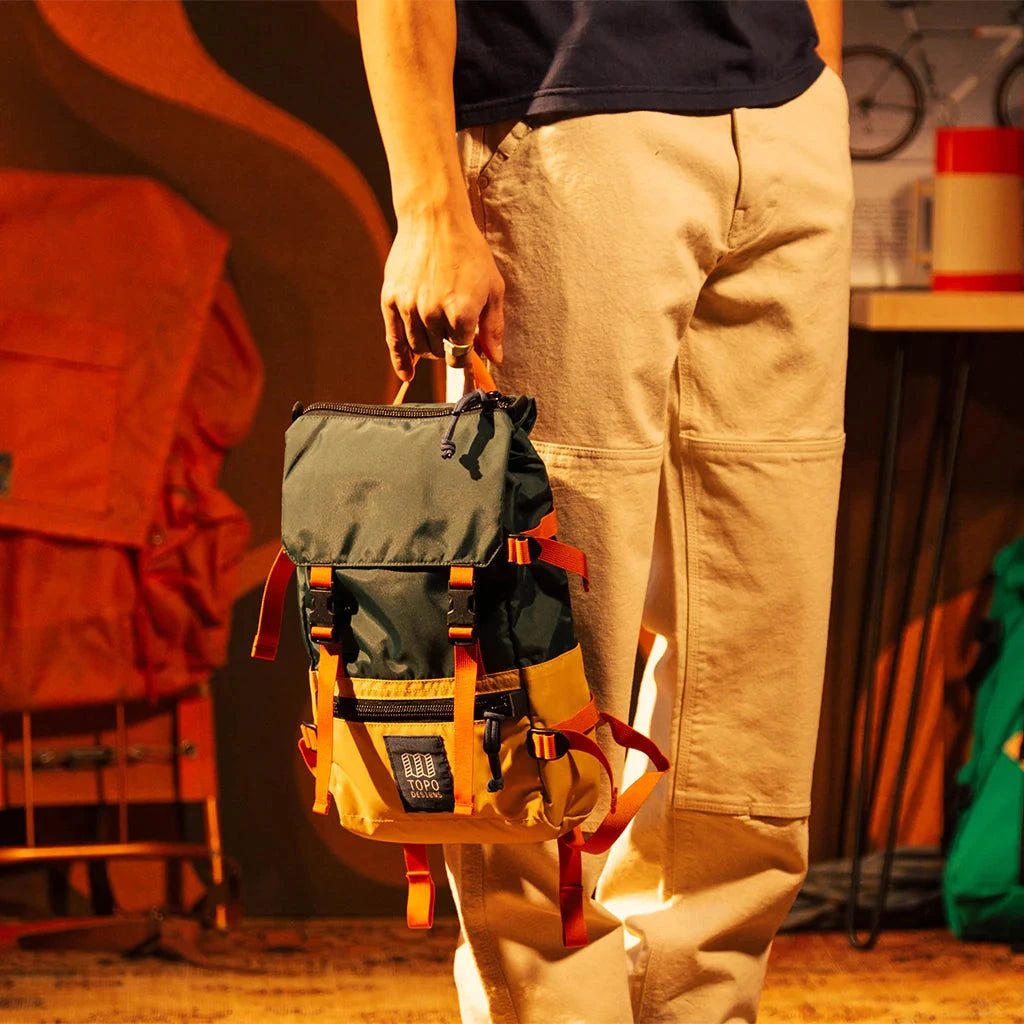 Topo Designs Rover Pack Mini Forest/Goldenrod bags Topo Designs