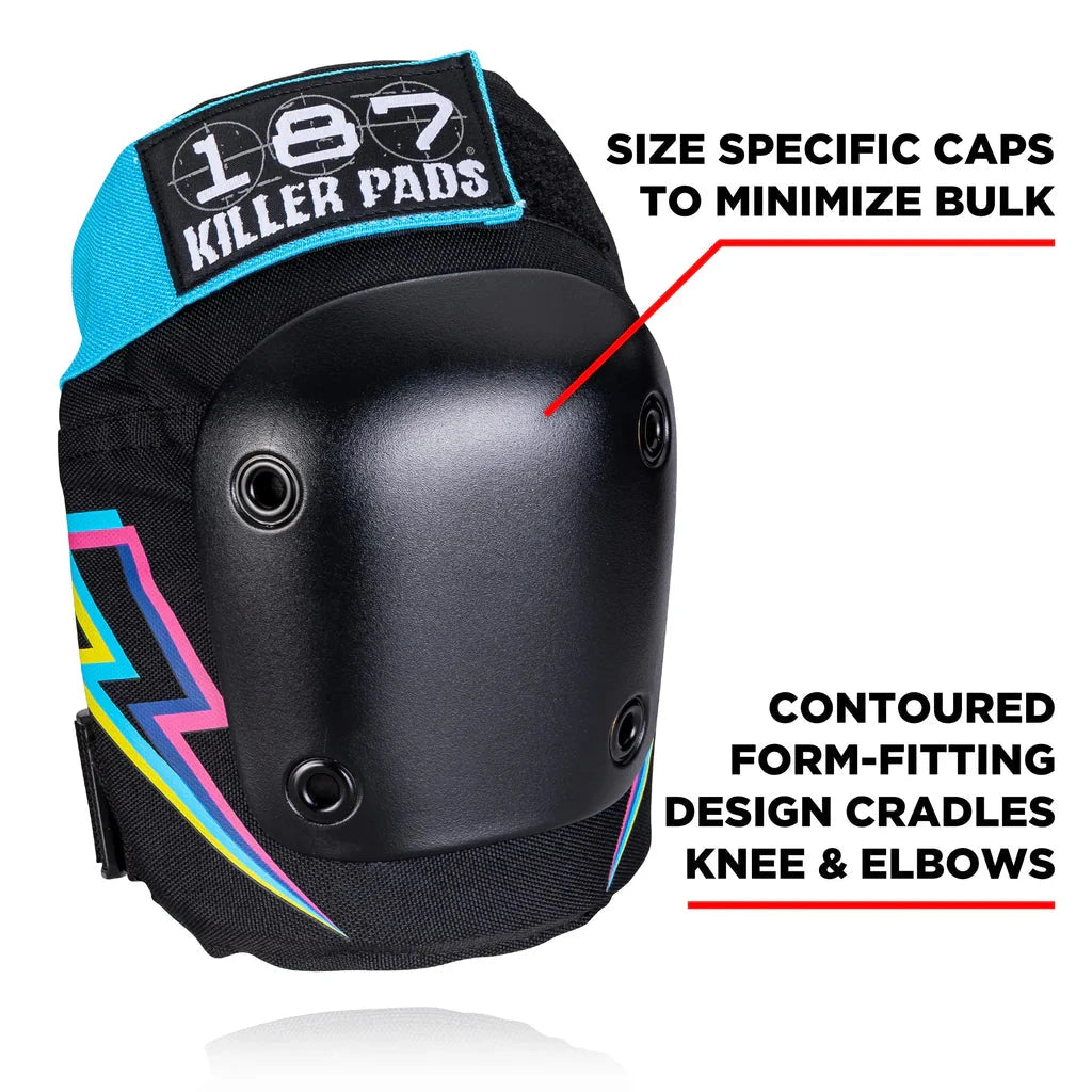 187 Killer Pads Six Pack Pad Set Electric Bolt safety gear 187 Killer Pads 