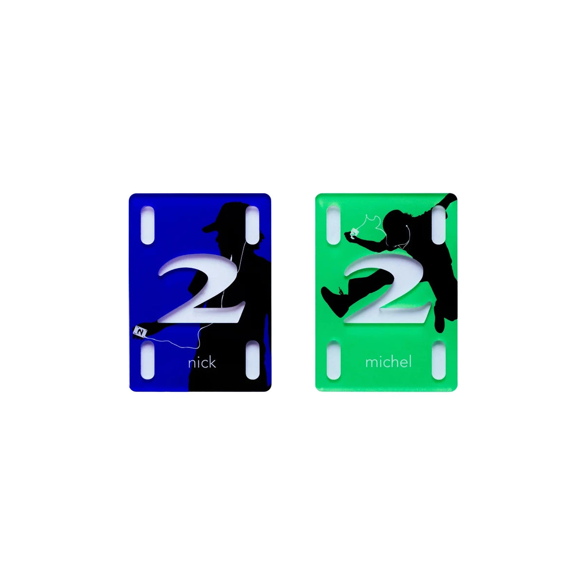 2 Riser Pads Pro 1/8" Nick Michel risers 2 Riser Pads 