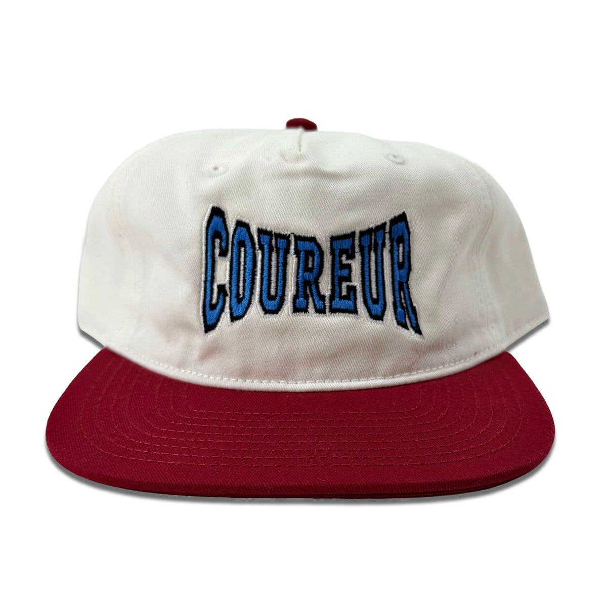 Coureur Goods University Two Tone Snapback Natural/Cardinal