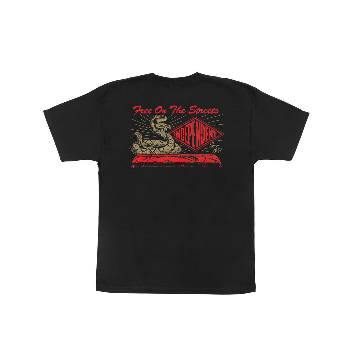 Independent Snakebite Youth Tee Black