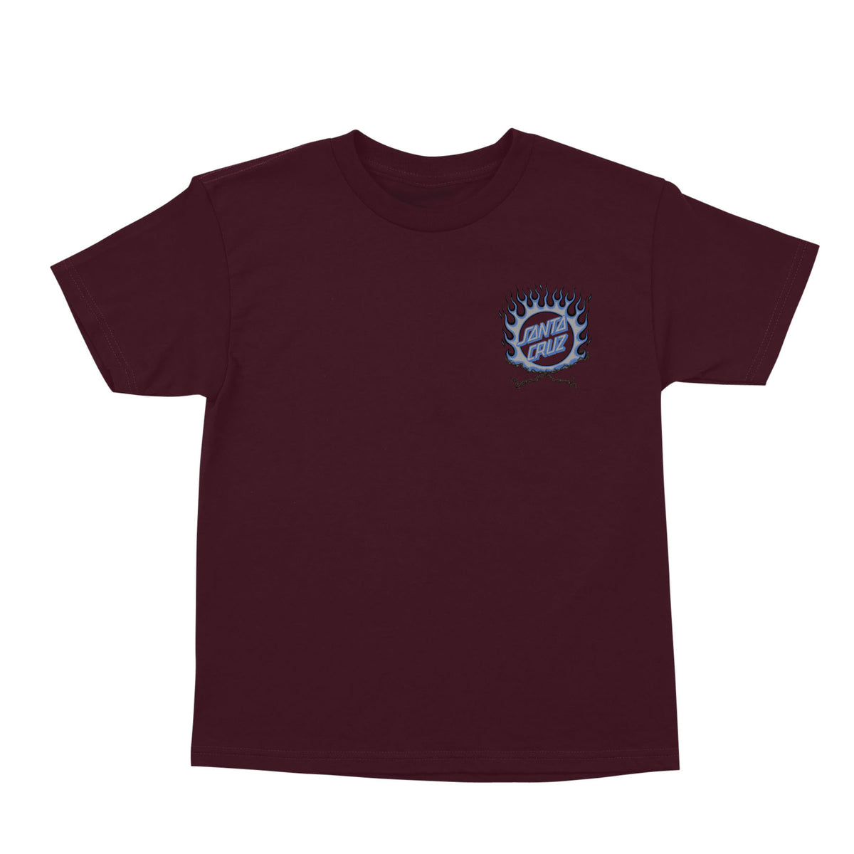 Santa Cruz Forging Dot Tee Maroon