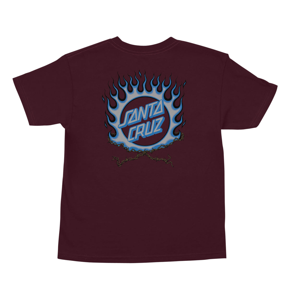 Santa Cruz Forging Dot Tee Maroon