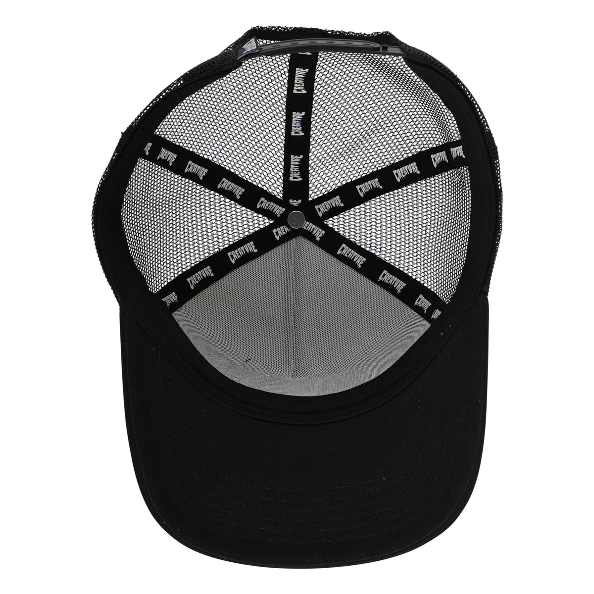 Creature Security Service Snapback Hat White/Black