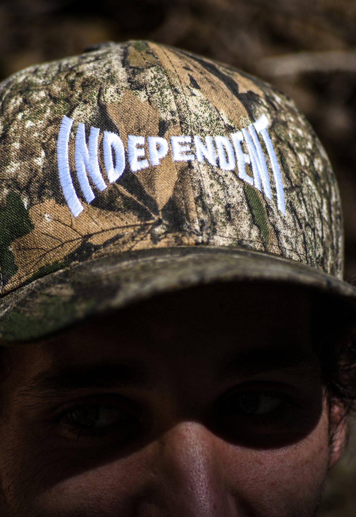 Independent Span Logo Snapback Hat RealTree Camo
