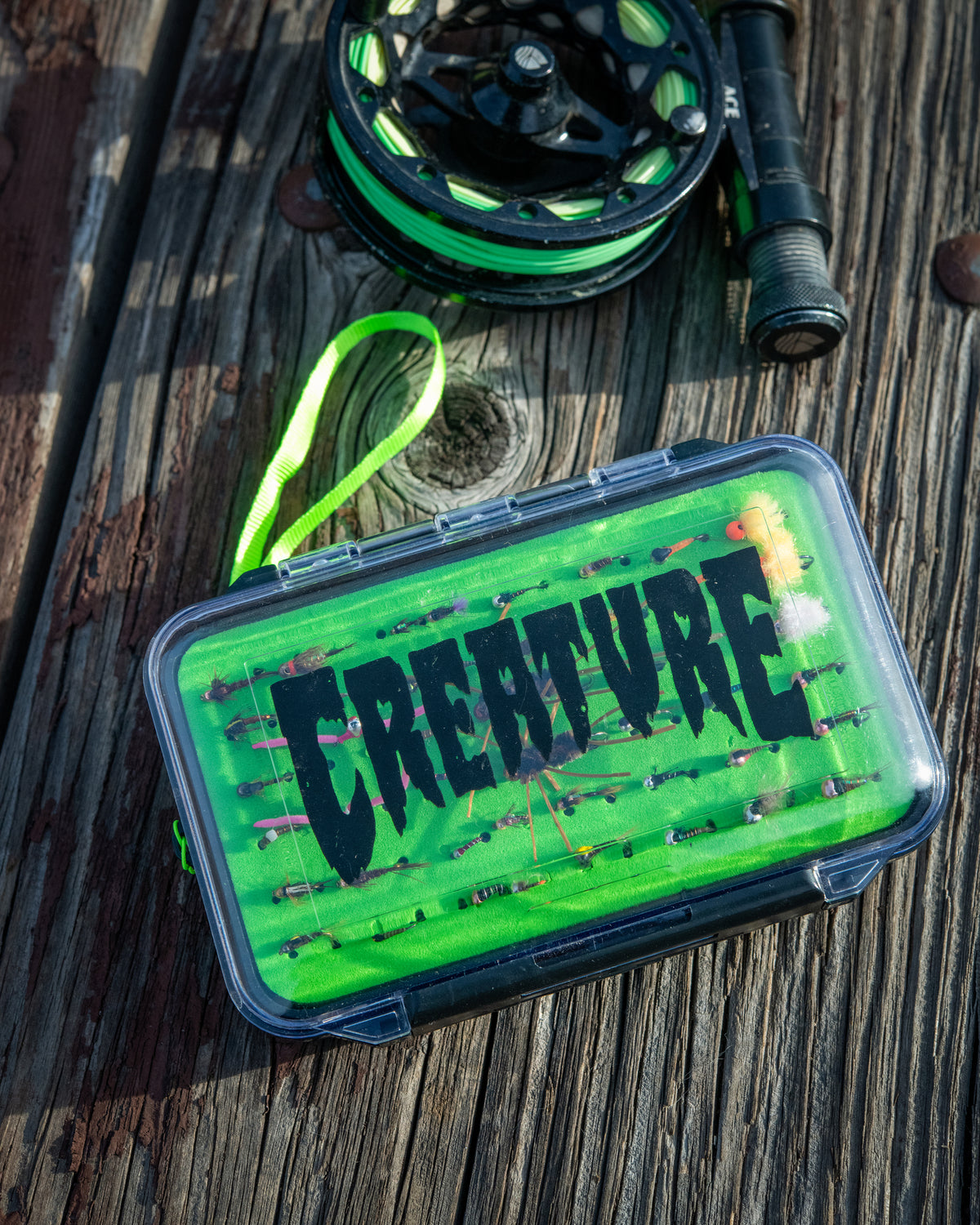 Creature Stream Stash Fly Storage Case Black/Green