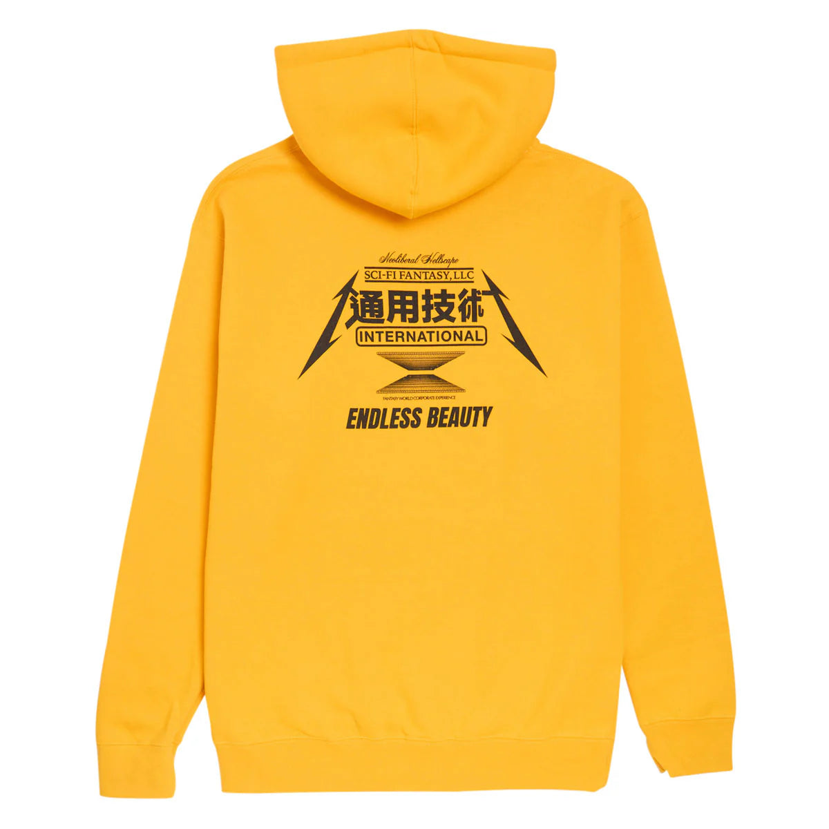 Sci Fi Fantasy Endless Beauty Pullover Hoodie Gold