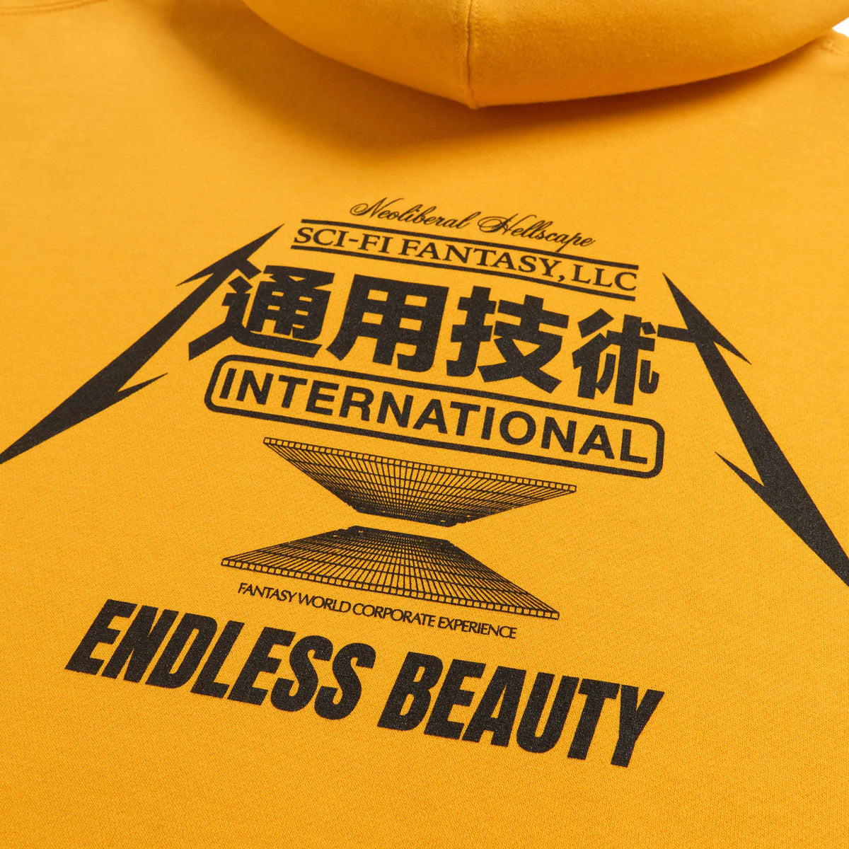 Sci Fi Fantasy Endless Beauty Pullover Hoodie Gold