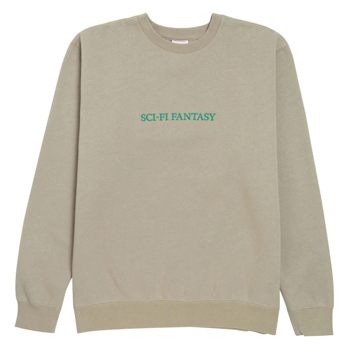 Sci Fi Fantasy Logo Crewneck Fleece Cement