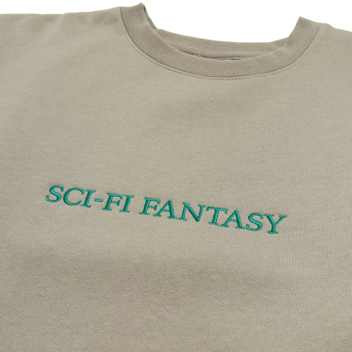 Sci Fi Fantasy Logo Crewneck Fleece Cement