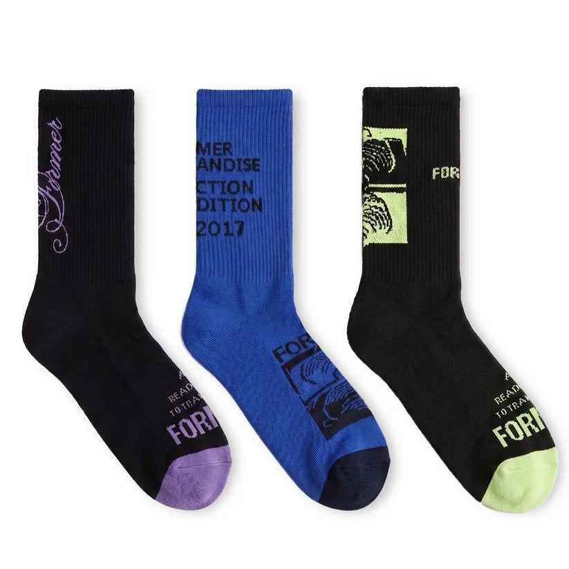 Former System 3 Pack Sock BSB