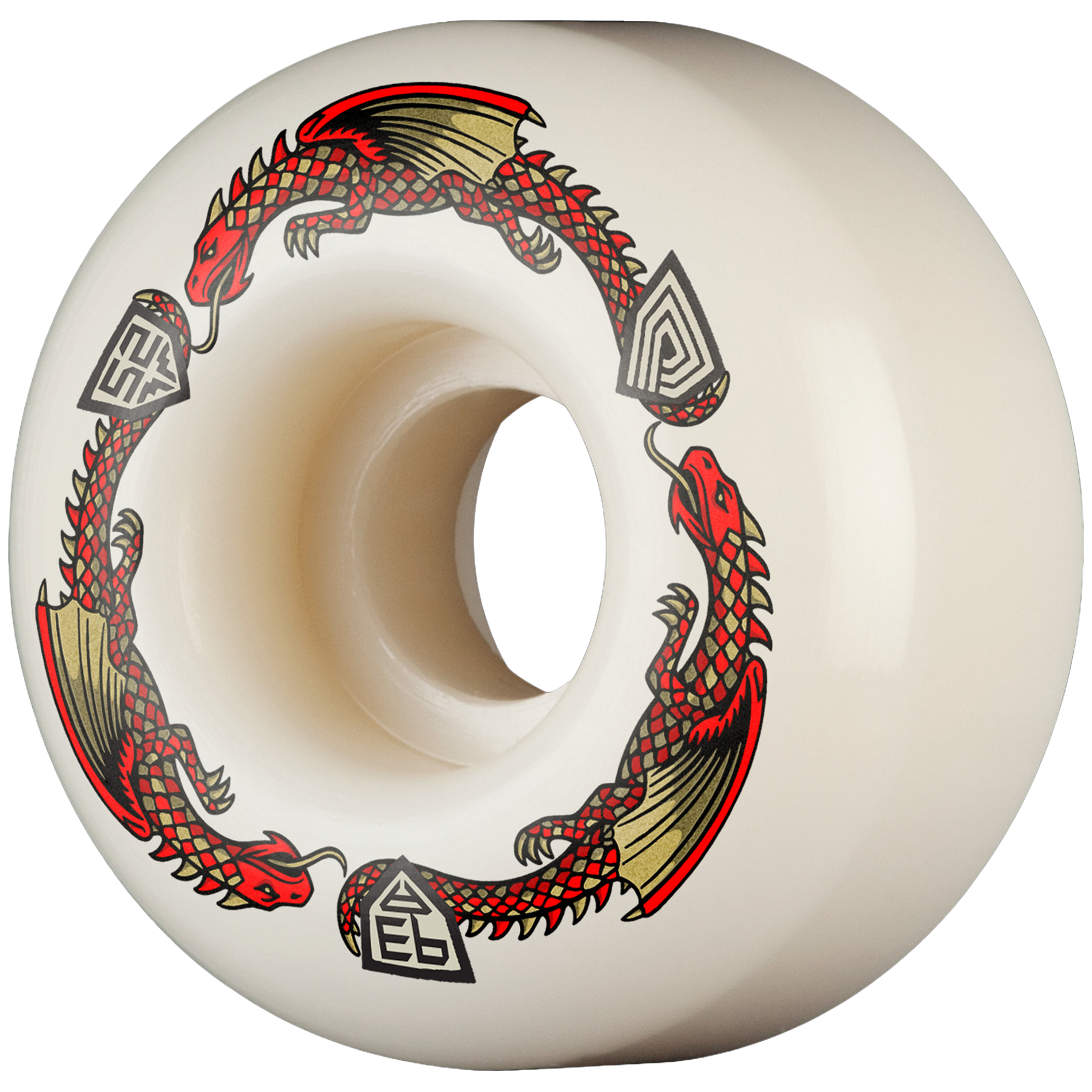 Powell Peralta Dragon Formula Red Wheels 93A 31MM x 52MM - Coureur
