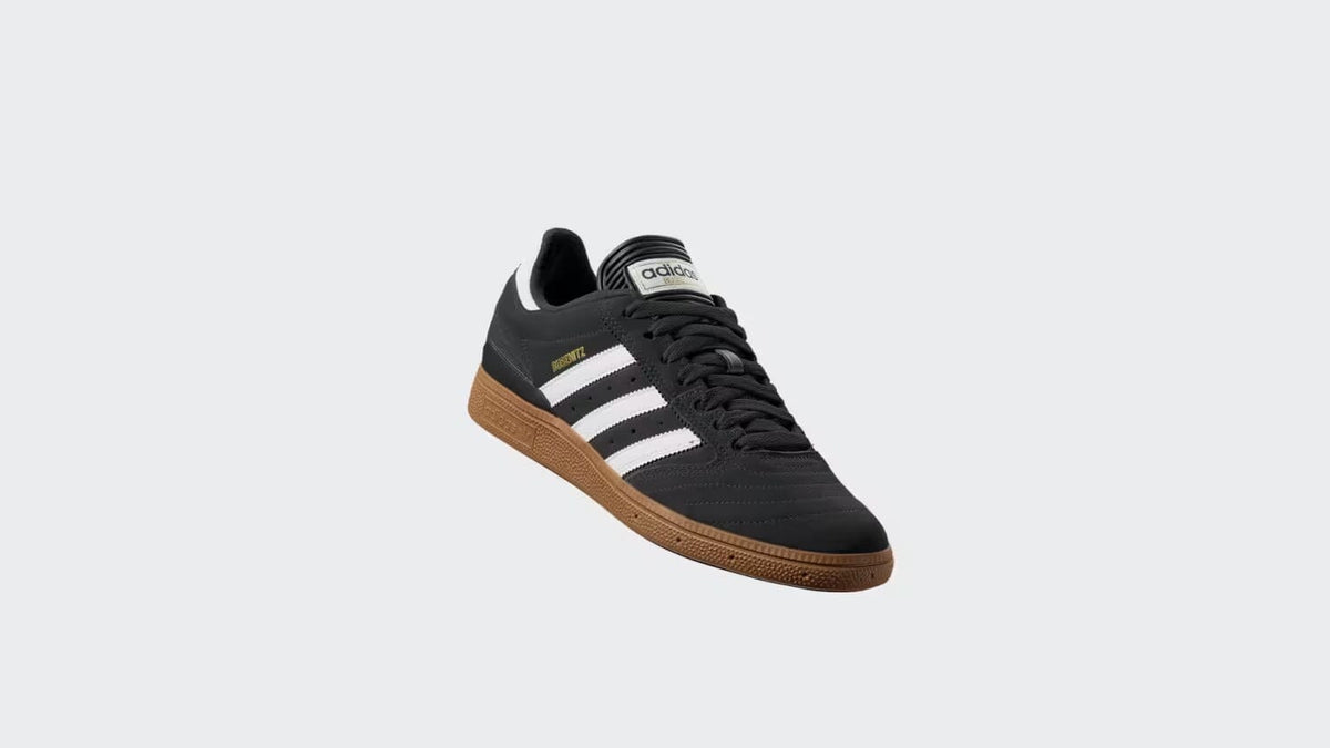 Adidas Busenitz Black Core Black/Cloud White/Gold Metallic footwear Adidas 