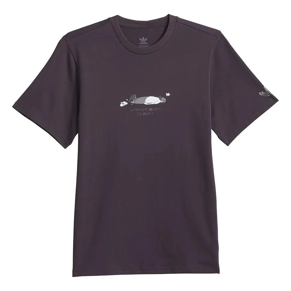 Adidas Henry Jones Defeat Tee Aura Black Tees Adidas 