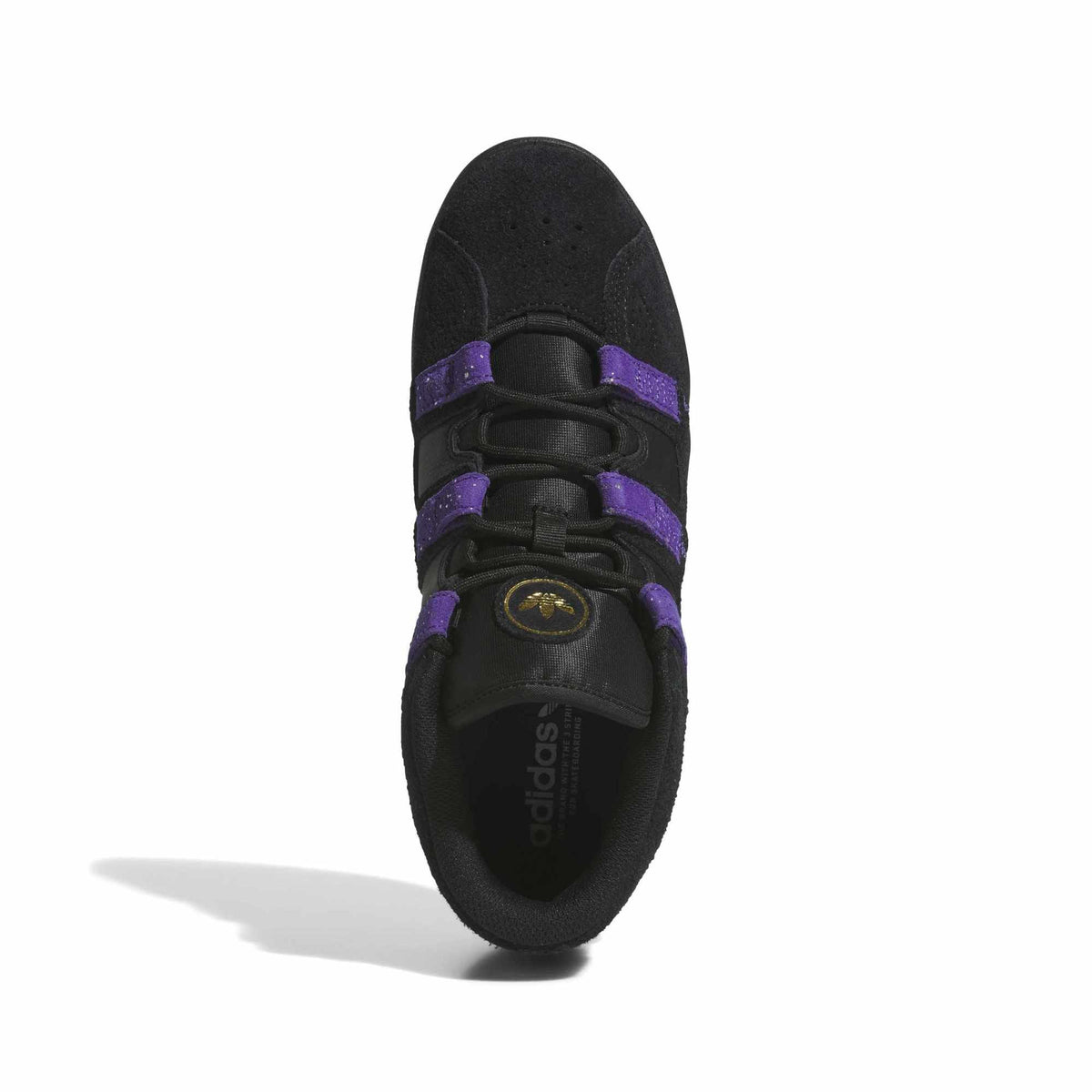 Adidas Kader Core Black/Collegiate Purple/Gold Metallic footwear Adidas 