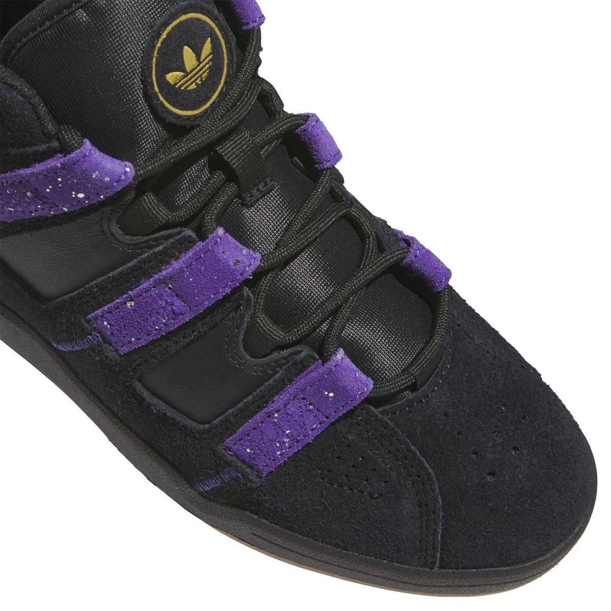 Adidas Kader Core Black/Collegiate Purple/Gold Metallic footwear Adidas 