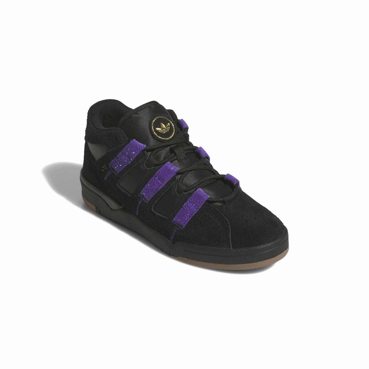 Adidas Kader Core Black/Collegiate Purple/Gold Metallic footwear Adidas 