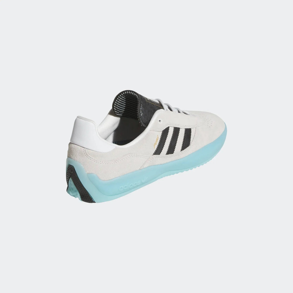 Adidas Puig Crystal White/Core Black/Light Aqua footwear Adidas 