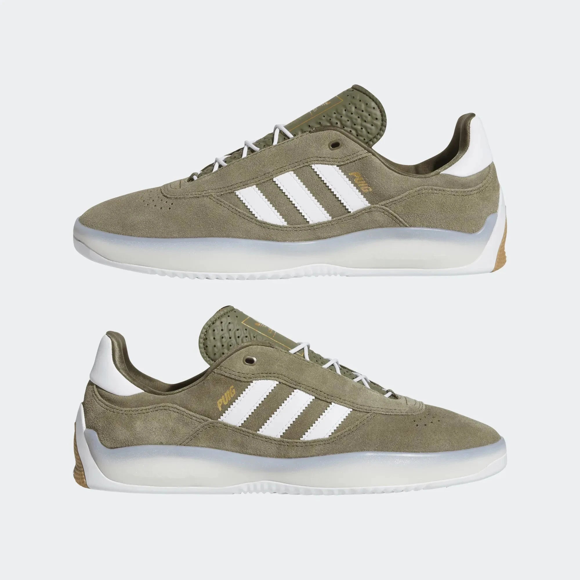 adidas Puig Olive/White/Gold Metallic 9 adidas Puig Olive/White/Gold Metallic 9