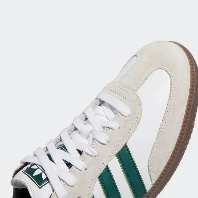 Adidas Samba ADV Cloud White/Collegiate Green footwear Adidas 