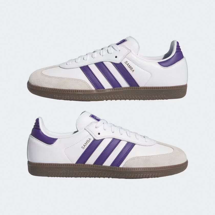 Samba ADV Shoes - Cloud White / Collegiate Purple / Gold Metallic 11.5 Samba ADV Shoes - Cloud White / Collegiate Purple / Gold Metallic 11.5