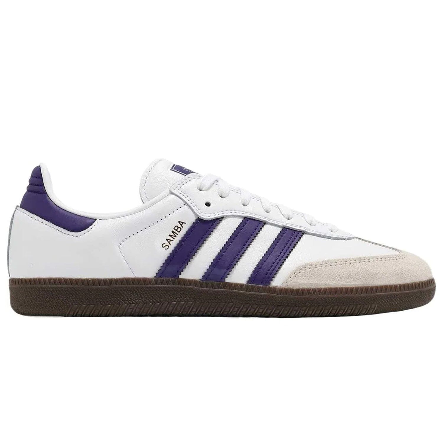 Adidas Samba ADV Cloud White/Collegiate Purple/Gold Metallic footwear Adidas 