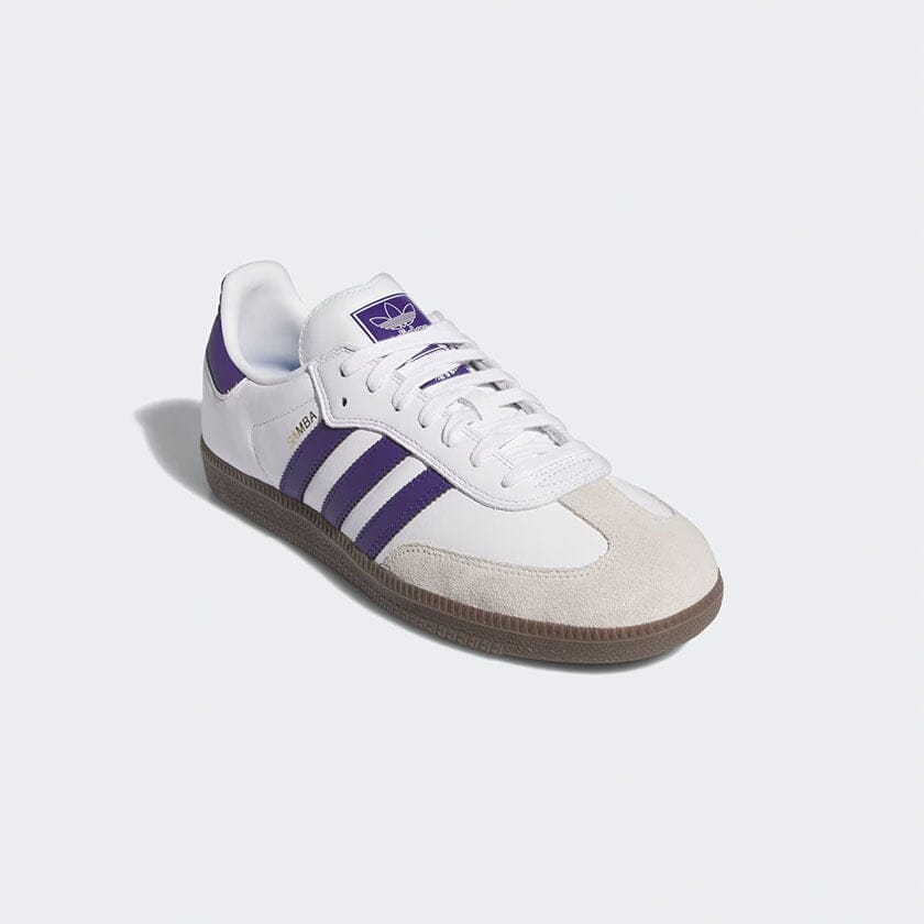 Samba ADV Shoes - Cloud White / Collegiate Purple / Gold Metallic 11.5 Samba ADV Shoes - Cloud White / Collegiate Purple / Gold Metallic 11.5