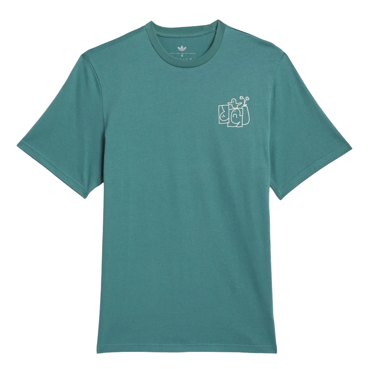 Adidas Shmoofoil Stairs Tee Preloved Teal/Alumina Tees Adidas 