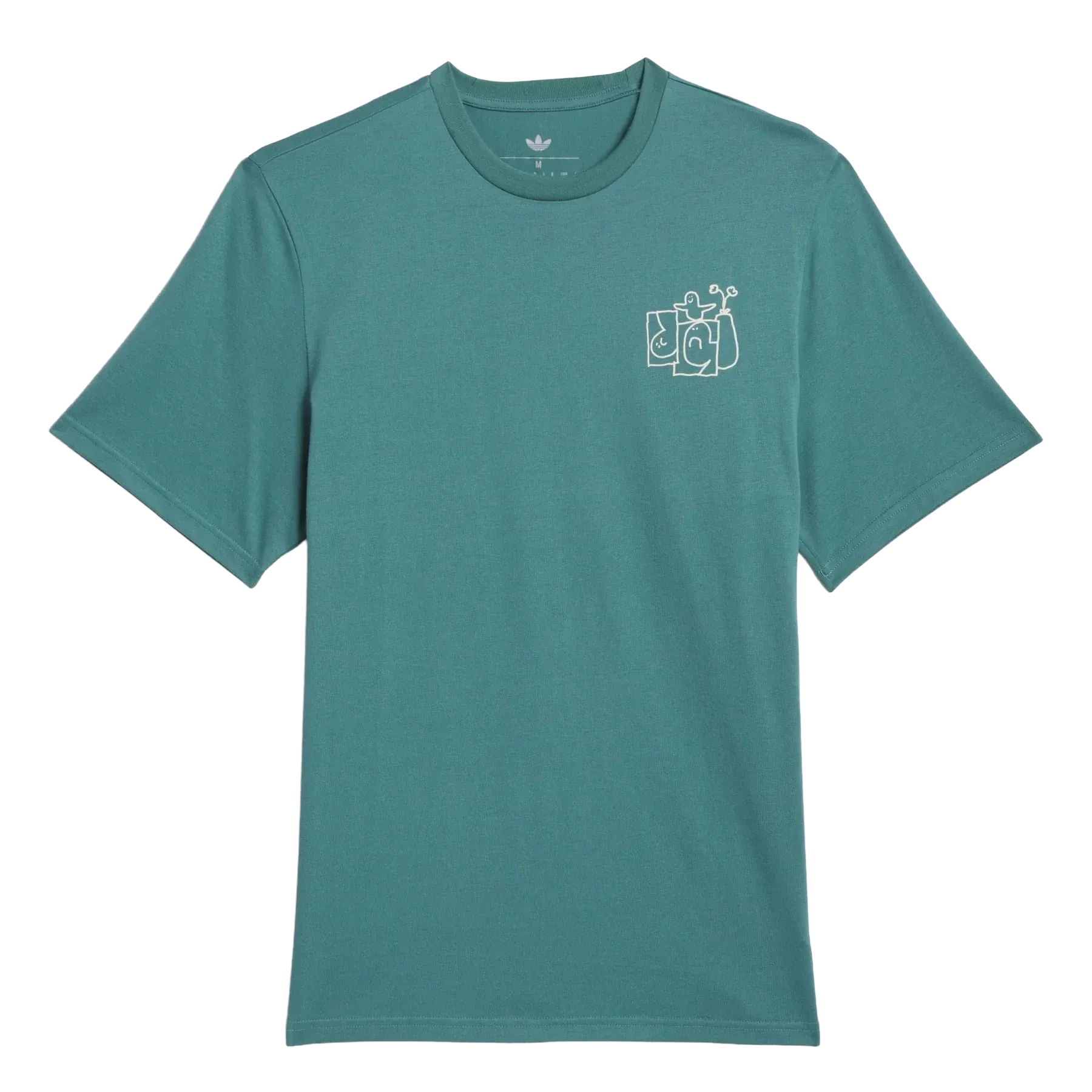 Adidas Shmoofoil Stairs Tee Preloved Teal/Alumina Tees Adidas 