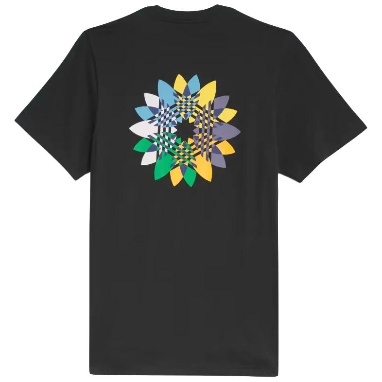 Adidas Skate Pinwheel Trefoil Tee Black Tees Adidas 