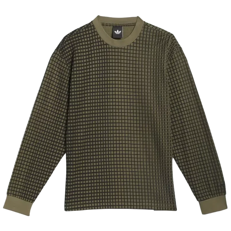 Adidas Skate Waffle Knit L/S Shirt Camo shirts Adidas 