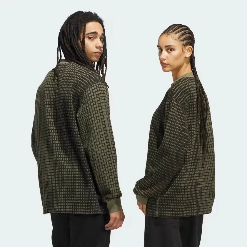 Adidas Skate Waffle Knit L/S Shirt Camo shirts Adidas 