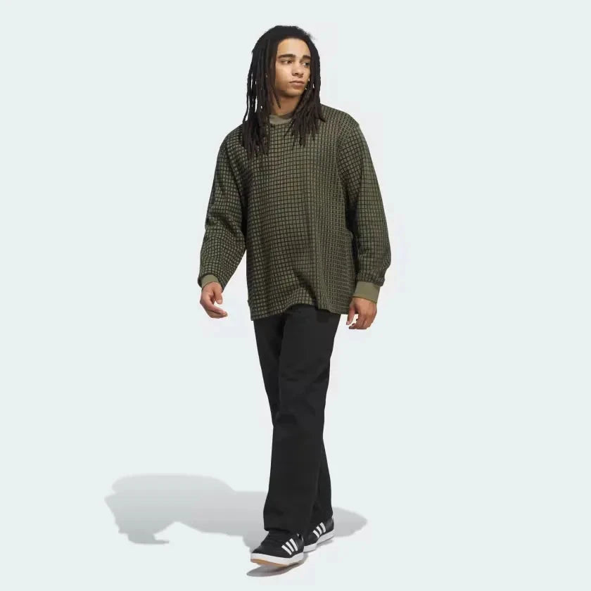 Adidas Skate Waffle Knit L/S Shirt Camo shirts Adidas 