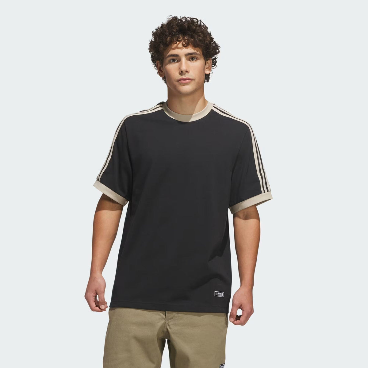 Adidas Skateboarding Ringer Tee Black/Khaki Three tees Adidas 