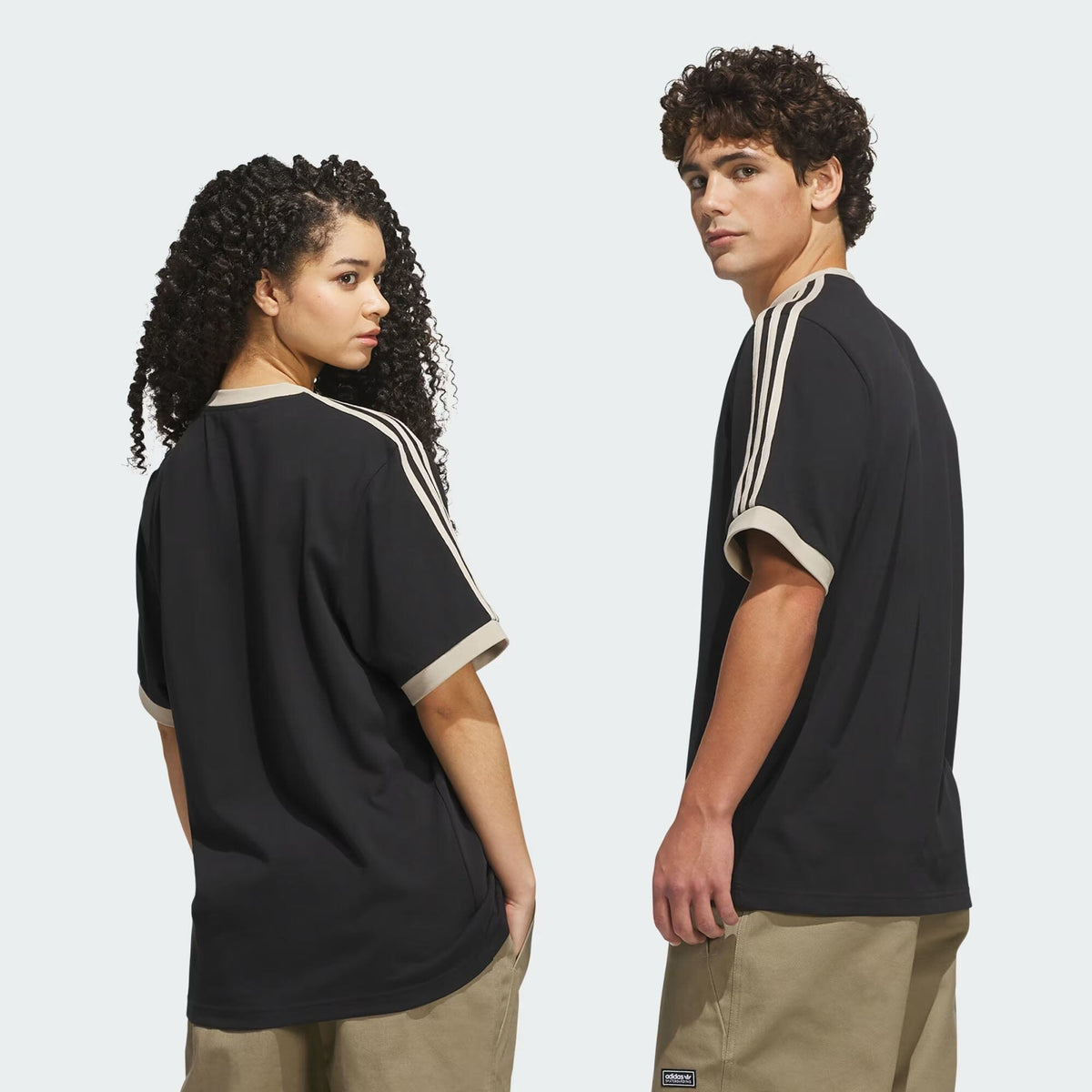 Adidas Skateboarding Ringer Tee Black/Khaki Three tees Adidas 