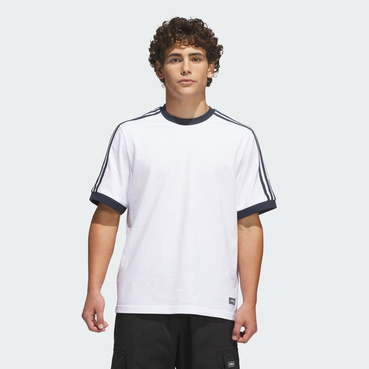 Adidas Skateboarding Ringer Tee White/Aurora Ink tees Adidas 