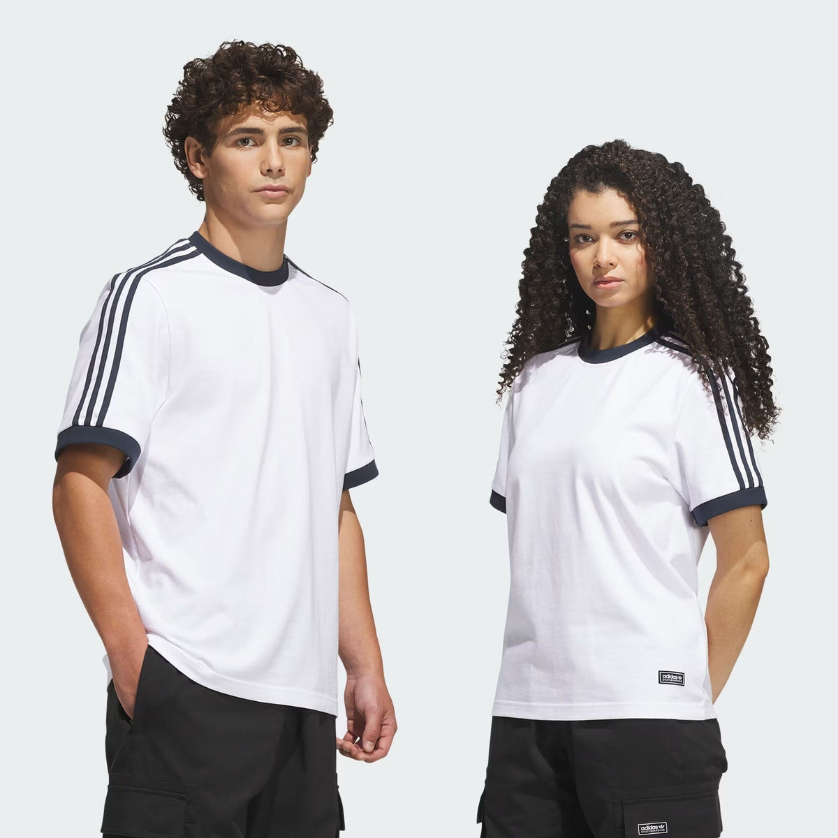 Adidas Skateboarding Ringer Tee White/Aurora Ink tees Adidas 