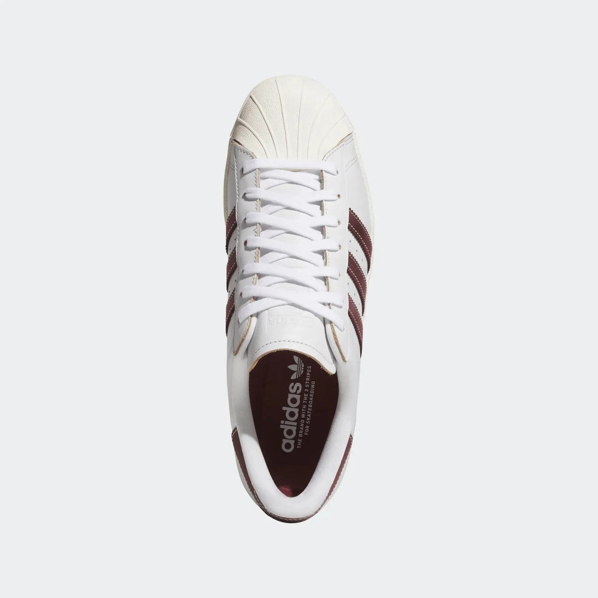 Adidas Superstar 80 ADV Crystal White/Vintage Red/Off White footwear Adidas 