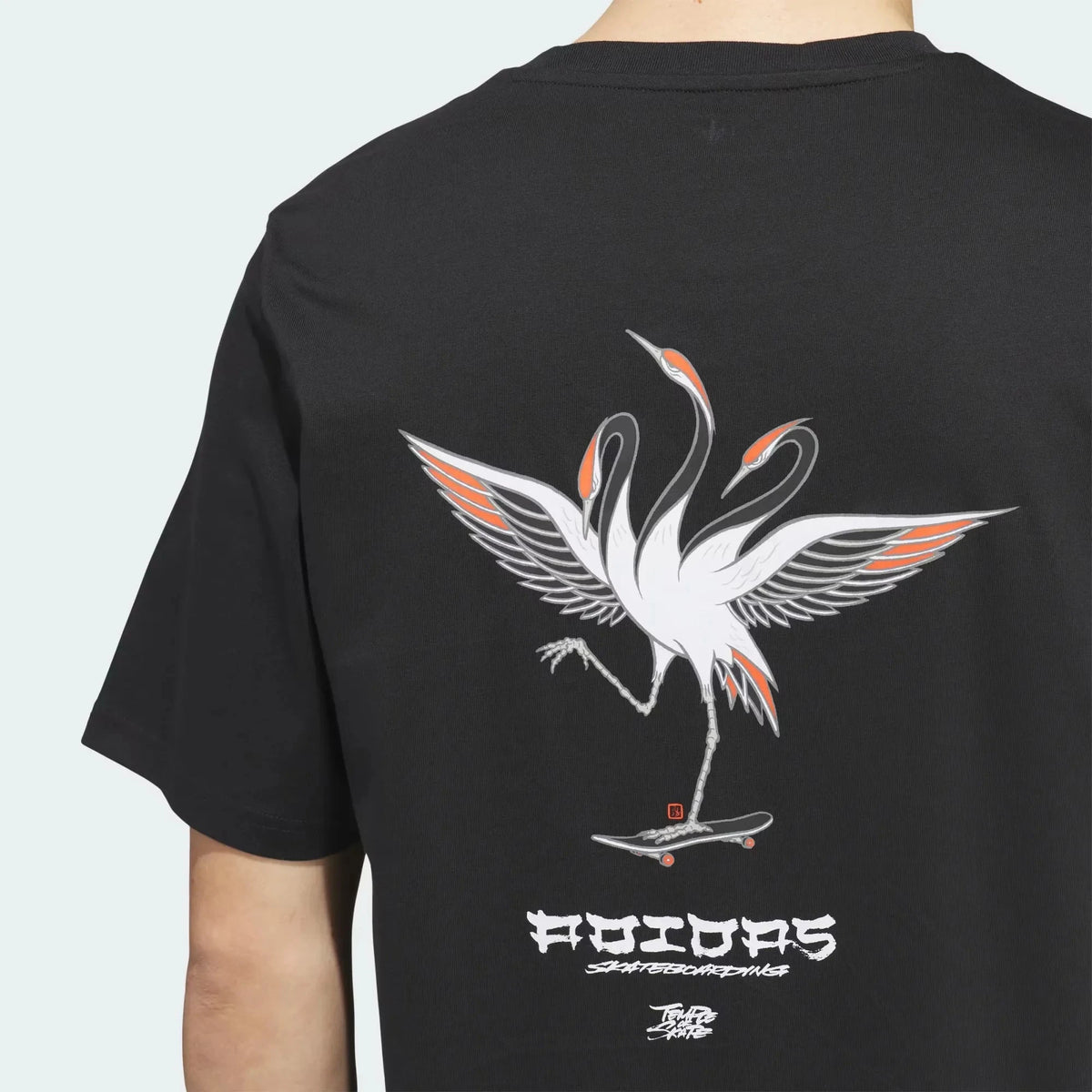 Adidas Temple of Skate Crane Tee Black/White tees Adidas 