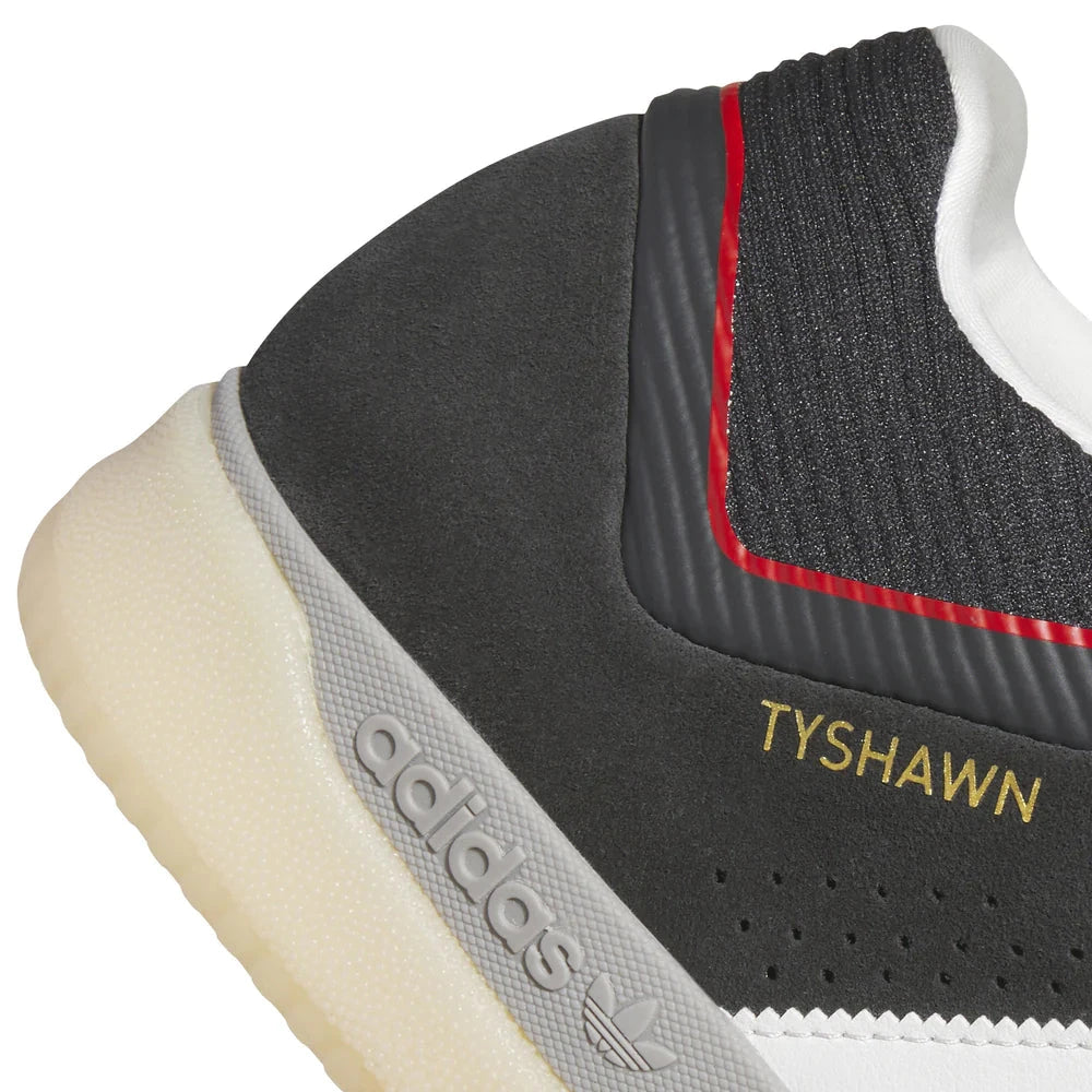 Adidas Tyshawn Dark Grey/Carbon/Crystal White/Better Scarlet footwear Adidas 