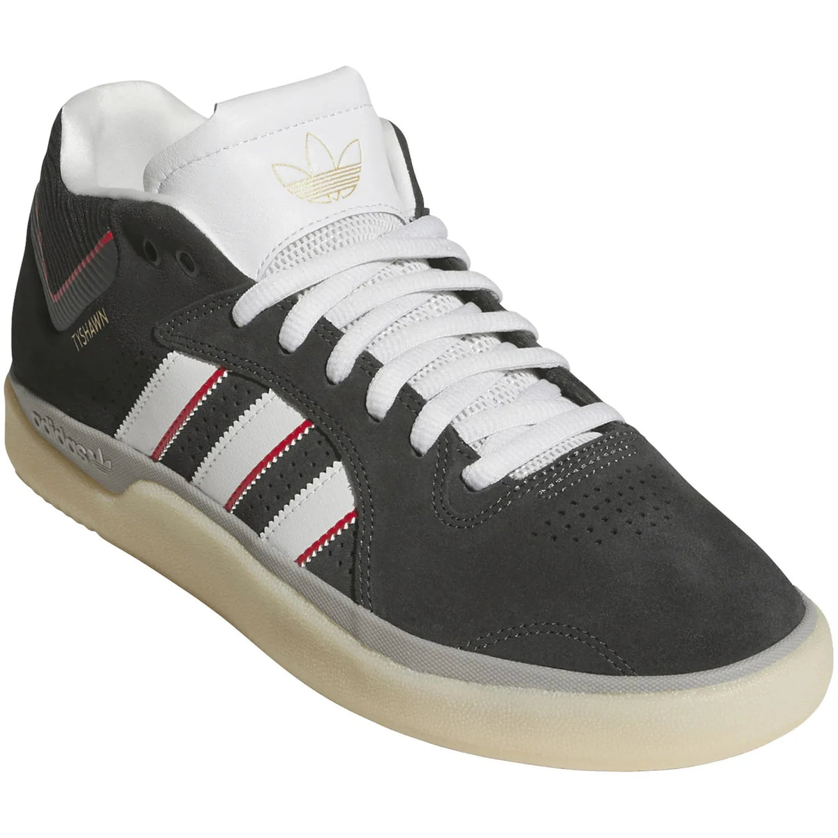 Adidas Tyshawn Dark Grey/Carbon/Crystal White/Better Scarlet footwear Adidas 