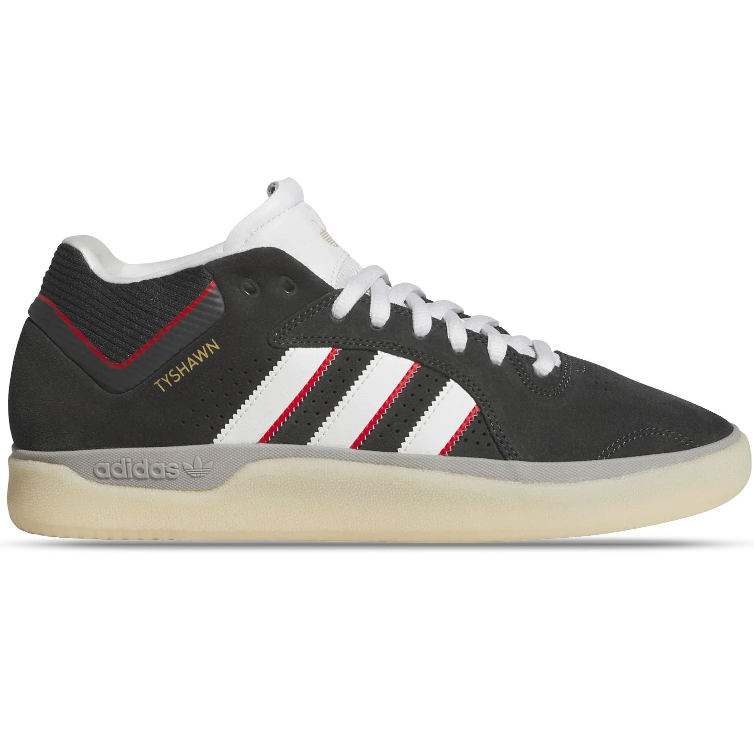 Adidas Tyshawn Dark Grey/Carbon/Crystal White/Better Scarlet footwear Adidas 