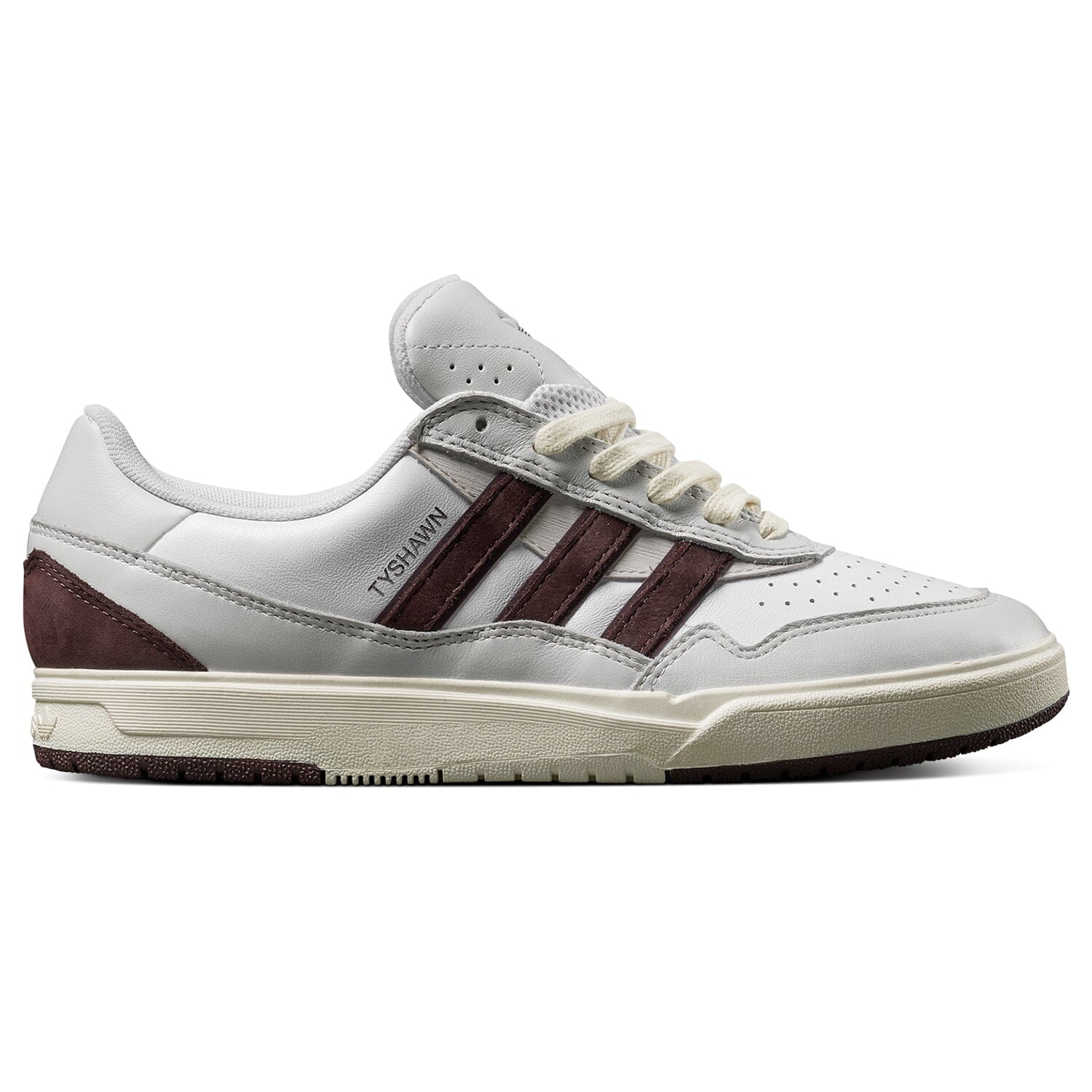 Adidas Tyshawn II x Zach Saraceno Crystal White/Shadow Brown footwear Adidas 