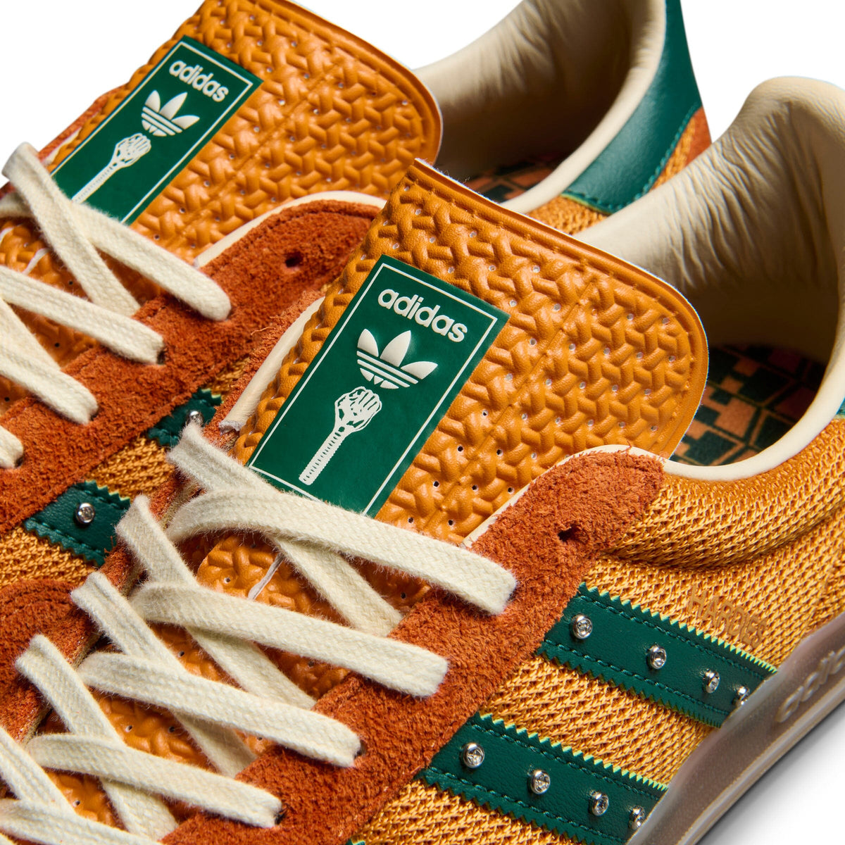 Adidas x Hardies Gazelle Indoor Rust Orange/Collegiate Green/Gum footwear Adidas 