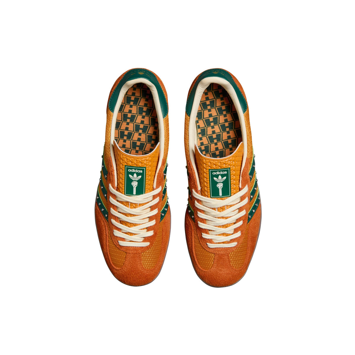 Adidas x Hardies Gazelle Indoor Rust Orange/Collegiate Green/Gum footwear Adidas 