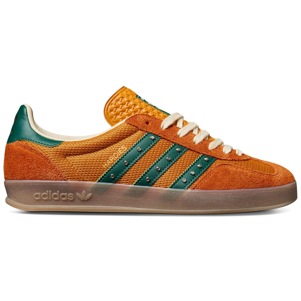 Adidas x Hardies Gazelle Indoor Rust Orange/Collegiate Green/Gum footwear Adidas 