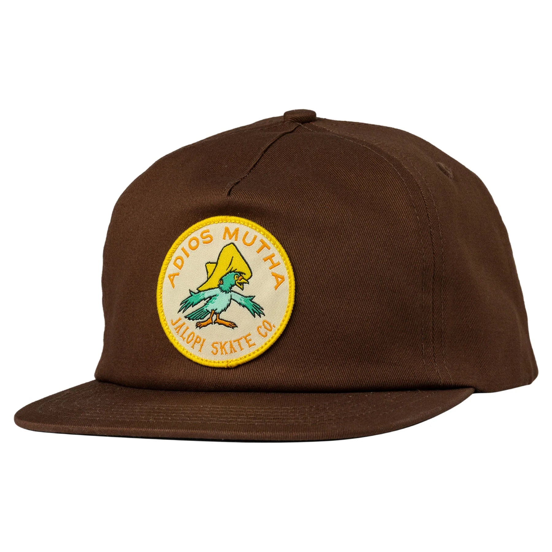 Anti Hero Adios Mutha Snapback Hat Brown hats Anti Hero 