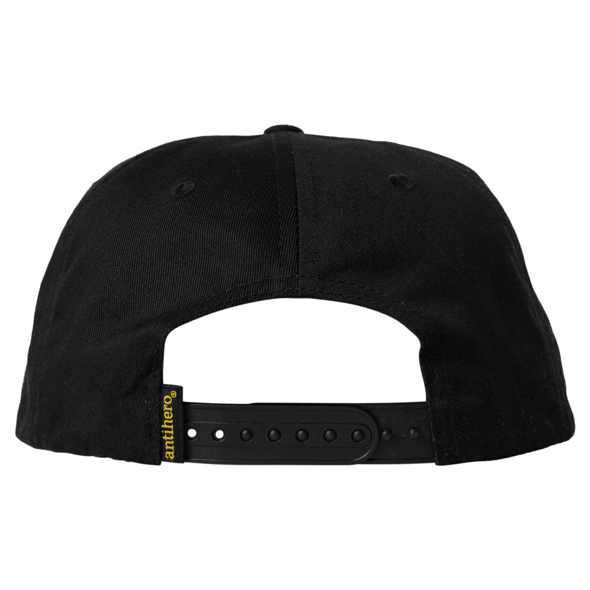 Anti Hero Basic Eagle Snapback Hat Black/Gold Hats Anti Hero 