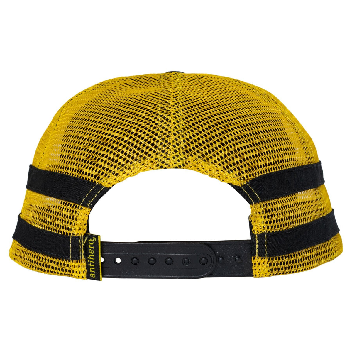Anti Hero Basic Eagle Snapback Hat Black/Yellow hats Anti Hero 
